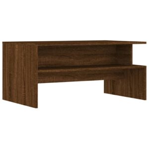 vidaXL Soffbord brun ek 90x55x42,5 cm konstruerat trä - Bild 6