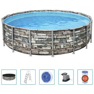 Bestway Pool med tillbehör Power Steel 488x122 cm - Bild 2