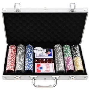 vidaXL Poker set 300 delar 11,5 g - Bild 3