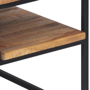 vidaXL Soffbord 90x50x39 cm massiv återvunnen teak - Bild 5