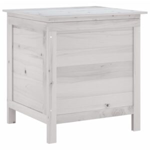 vidaXL Dynbox vit 50x49x56,5 cm massivt granträ - Bild 2