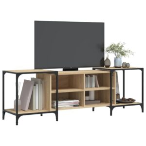 vidaXL Tv-bänk sonoma ek 153x37x50 cm konstruerat trä - Bild 3