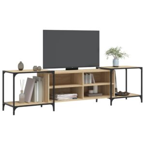 vidaXL Tv-bänk sonoma ek 203x37x50 cm konstruerat trä - Bild 3