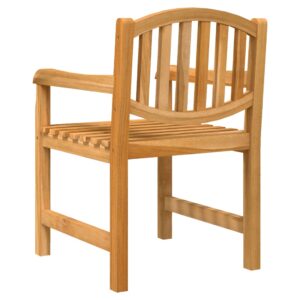 vidaXL Trädgårdsstolar 4 st 58x59x88 cm massiv teak - Bild 6