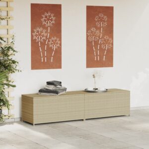 vidaXL Dynbox blandad beige 469L konstrotting - Bild 3