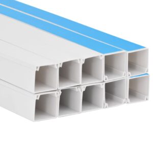 vidaXL Kabelkanal självhäftande 15x10 mm 10 m PVC - Bild 4