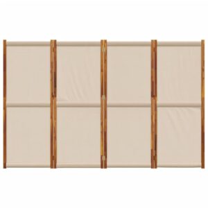 vidaXL Rumsavdelare 4 paneler taupe 280x180 cm - Bild 4