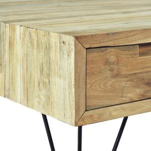 vidaXL TV-bänk 120x35x35 cm massiv teak - Bild 8