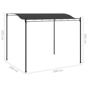 vidaXL Paviljong 3x2,4 m antracit - Bild 5