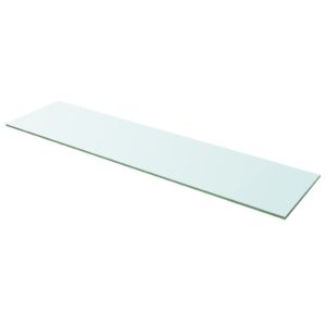 vidaXL Hyllplan 2 st glas genomskinlig 100x25 cm - Bild 2