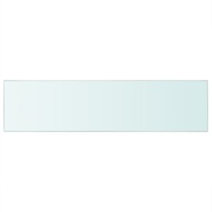 vidaXL Hyllplan 2 st glas genomskinlig 100x25 cm - Bild 3