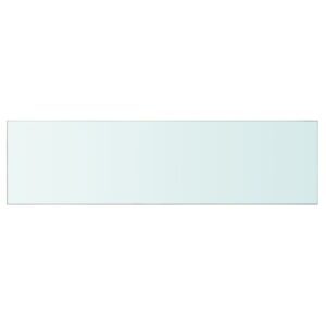 vidaXL Hyllplan 2 st glas genomskinlig 110x30 cm - Bild 3