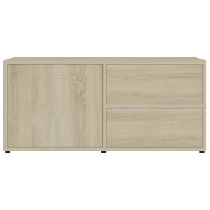 vidaXL Tv-bänk sonoma-ek 80x34x36 cm konstruerat trä - Bild 7