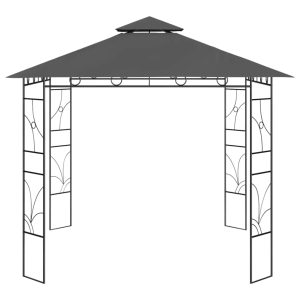 vidaXL Paviljong 3x3x2,7 m antracit 160 g/m² - Bild 3