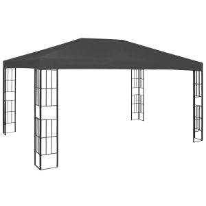 vidaXL Paviljong med ljusslinga LED 3x4 m antracit - Bild 3