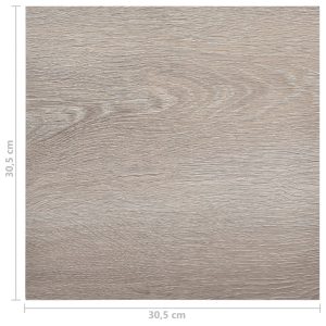 vidaXL Självhäftande golvplankor 20 st PVC 1,86 m² taupe - Bild 11