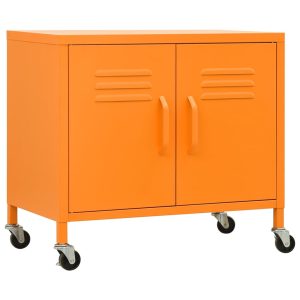 vidaXL Förvaringsskåp orange 60x35x56 cm stål - Bild 2