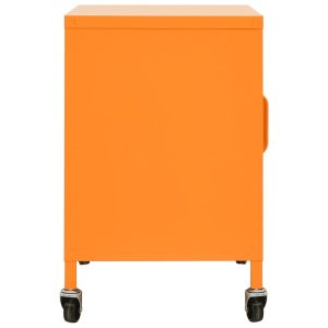 vidaXL Förvaringsskåp orange 60x35x56 cm stål - Bild 5