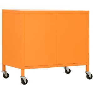 vidaXL Förvaringsskåp orange 60x35x56 cm stål - Bild 6