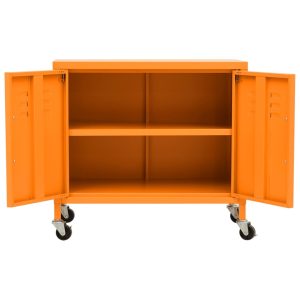 vidaXL Förvaringsskåp orange 60x35x56 cm stål - Bild 7