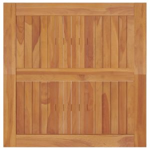 vidaXL Trädgårdsbord 85x85x75 cm massiv teak - Bild 4