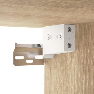 vidaXL Spegelskåp med LED sonoma-ek 91x15x76,5 cm - Bild 10