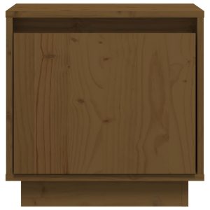 vidaXL Sängbord 2 st honungsbrun 40x30x40 cm massiv furu - Bild 8