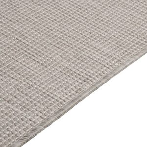 vidaXL Utomhusmatta plattvävd 140x200 cm taupe - Bild 4