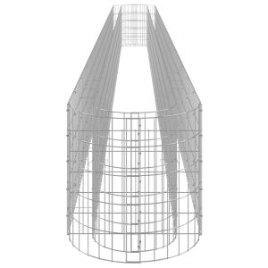 vidaXL Planteringsgabion galvaniserat järn 610x50x50 cm - Bild 5