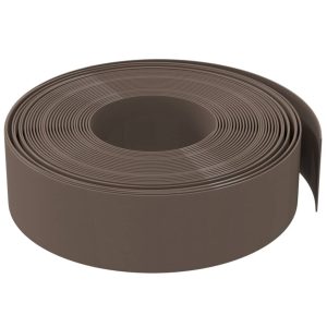 vidaXL Rabattkant brun 2 st 10 m 15 cm polyeten - Bild 4