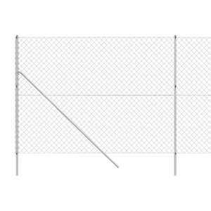 vidaXL Gunnebostängsel silver 1,6x25 m - Bild 4