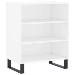 vidaXL Förvaringshylla vit 57x35x70 cm konstruerat trä - Bild 2