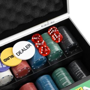 vidaXL Poker set 300 delar 4 g - Bild 7