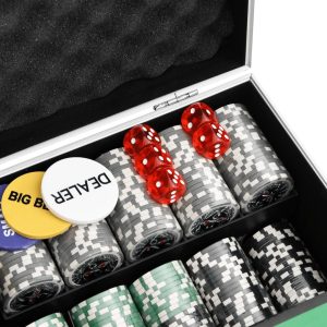 vidaXL Poker set 300 delar 11,5 g - Bild 7