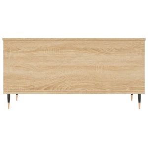 vidaXL Soffbord sonoma-ek 90x44,5x45 cm konstruerat trä - Bild 6