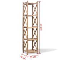 vidaXL Hylla i bambu med 5 nivåer - Bild 5