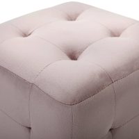 vidaXL Sittpuff 2 st rosa 30x30x30 cm sammetstyg - Bild 4