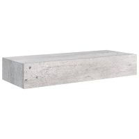 vidaXL Vägglådor betonggrå 2 st 60x23,5x10 cm MDF - Bild 4