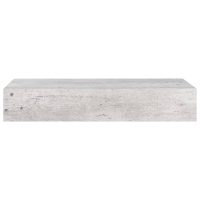 vidaXL Vägglådor betonggrå 2 st 60x23,5x10 cm MDF - Bild 5