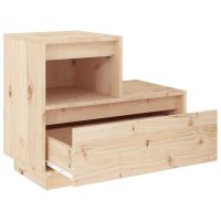 vidaXL Sängbord 2 st 60x34x51 cm massiv furu - Bild 6