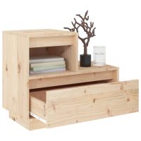 vidaXL Sängbord 2 st 60x34x51 cm massiv furu - Bild 11