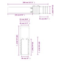 vidaXL Lekplats massiv furu - Bild 9