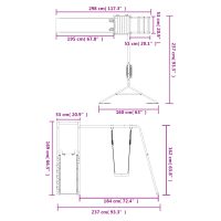 vidaXL Lekplats massivt douglasträ - Bild 12