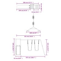 vidaXL Lekplats massiv furu - Bild 12