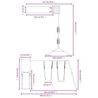 vidaXL Lekplats impregnerad furu - Bild 11