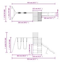 vidaXL Lekplats massivt douglasträ - Bild 11