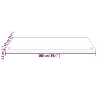 vidaXL Skrivbordsskiva vit 100x60x2,5 cm massiv furu - Bild 7