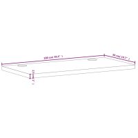 vidaXL Bordsskiva 100x50x2,5 cm massiv furu - Bild 7