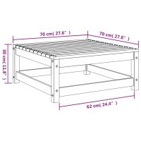 vidaXL Trädgårdspall 70x70x30 cm massivt douglasträ - Bild 8