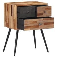 vidaXL Sängbord 47x31,5x60 cm massiv teak - Bild 2